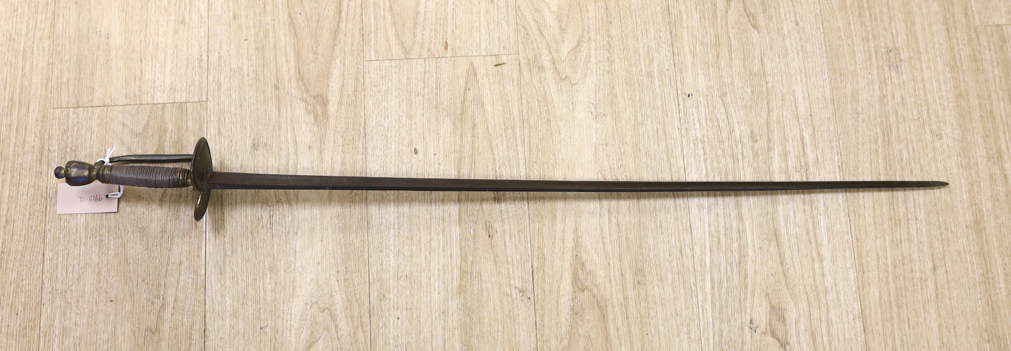 A 1796 pattern Infantry officer’s sword, 99cm long